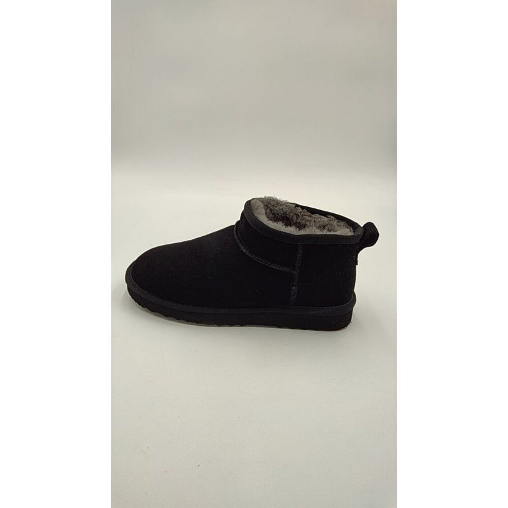 Quince Women Australian Shearling Mini Boot Black Shoes 9